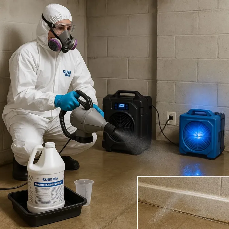 Sanitization and Odor Removal process in Montgomery, NY
